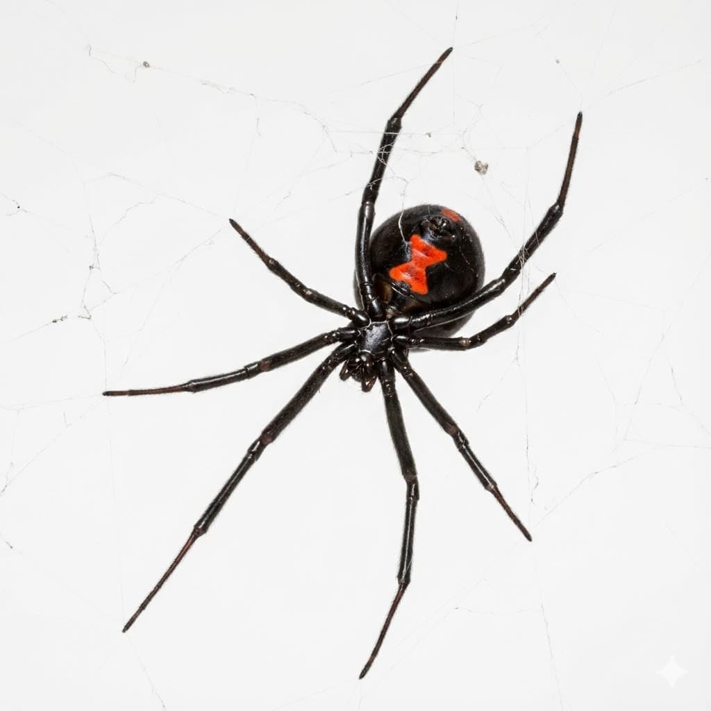 Black widow spider